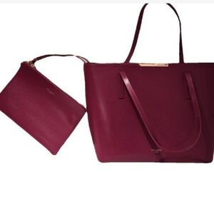 Ted Baker London Leather Tote And Matching Purse